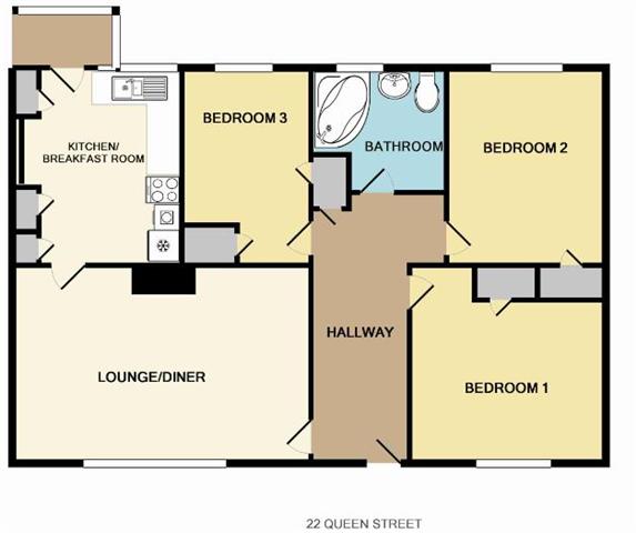  Image of 3 Bedroom Semi-Detached Bungalow  For Sale at Queen Street, Brynmenyn, Bridgend, CF32